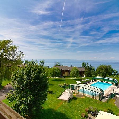 Vue Lac Leman & Piscine - Parking Free - Confort Appart 6 Pers Люгран Екстериор снимка