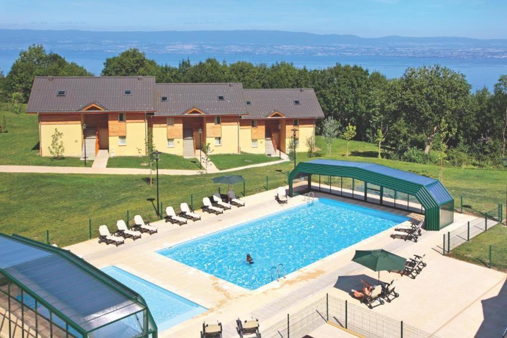 Vue Lac Leman & Piscine - Parking Free - Confort Appart 6 Pers Люгран Екстериор снимка