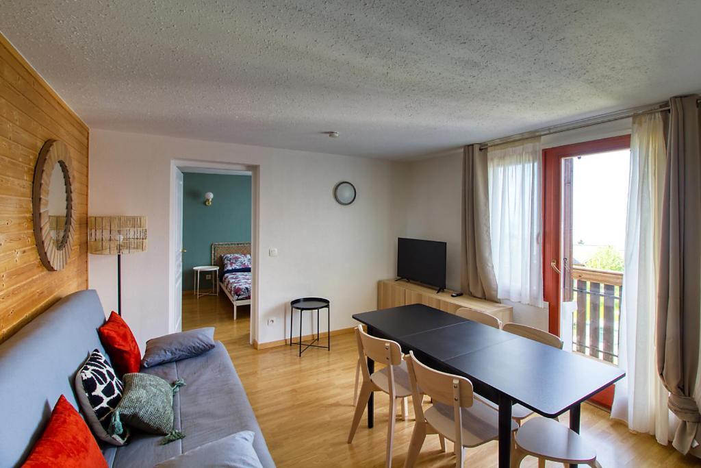 Vue Lac Leman & Piscine - Parking Free - Confort Appart 6 Pers Люгран Екстериор снимка